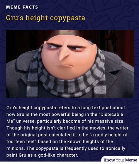 Gru S Height Know Your Meme