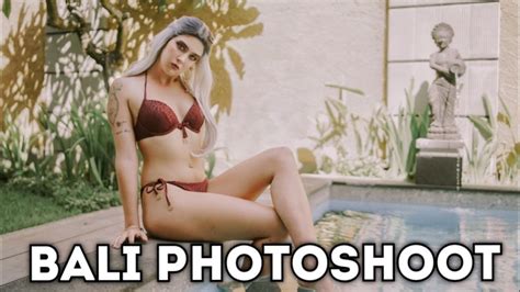 Bali Model Photoshoot Model Video Travel Vlog Bali
