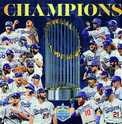 Los Angeles Dodgers World Series Champions 2020 Digital Art By Michael