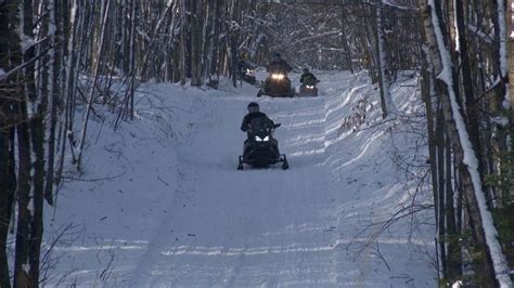 After Weeks Of Preparations Northern Oconto County Snowmobile Trails Open