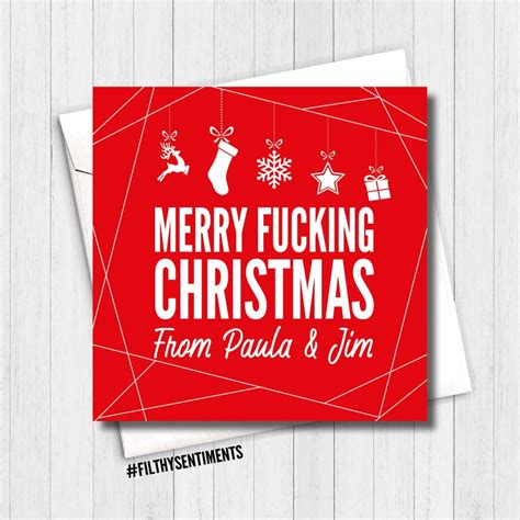 funny christmas card dickhead