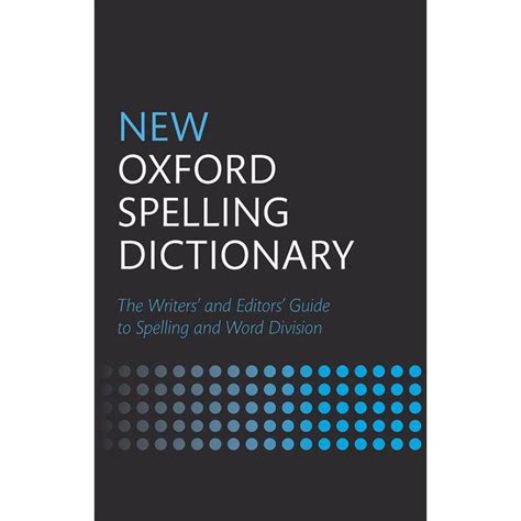 New Oxford Spelling Dictionary Hardcover