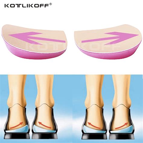 leg insoles pads inserts orthopedic shoes sole insoles o x inserts heel silicone aliexpress