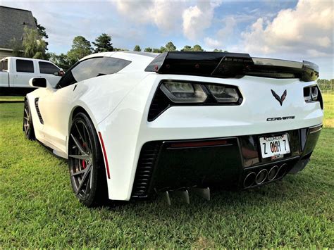 Chevrolet Corvette C7 Z06 White Signature Sv307s Wheel Wheel Front