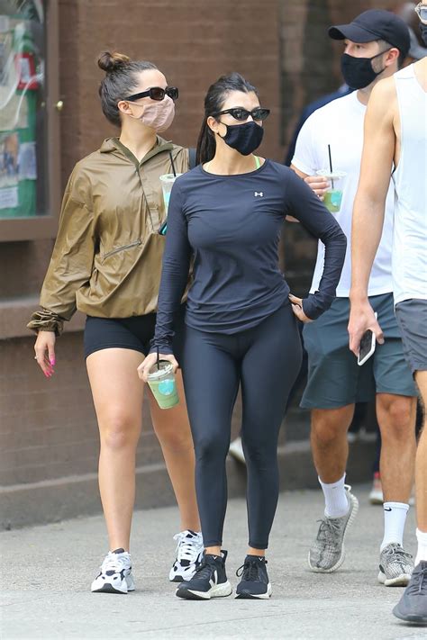 Addison Rae And Kourtney Kardashian Workout Candids In West Village