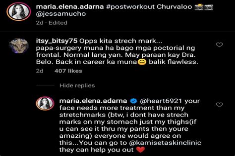 Ellen Adarna S Intense Reply To Netizen Who Mocked Her Stretch Marks