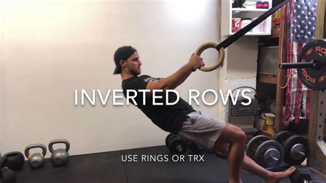Ringtrx Inverted Rows Youtube
