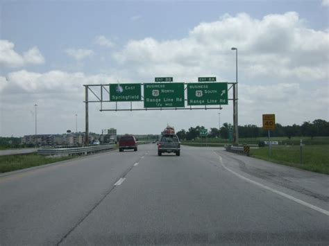 Missouri Interstate 44 Eastbound Cross Country Roads