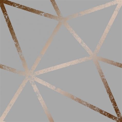 Framework Distressed Metallic Wallpaper In Grey And Copper I Love Wallpaper