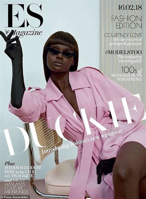 Model Duckie Thot Takes Her OWN Make Up To Photo Shoots Magazine