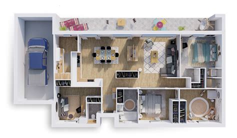 Design et élégante, cette maison moderne vous séduira. Aménagement maison 3d - sofag