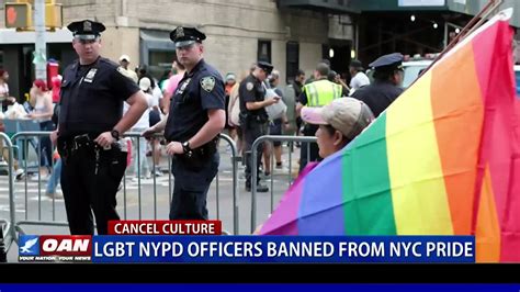 Lgbtq Nypd Officers Banned From Nyc Pride