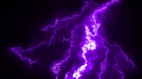 Purple Thunderstorm Heavy Lightning 4k Long Screensaver Wallpaper