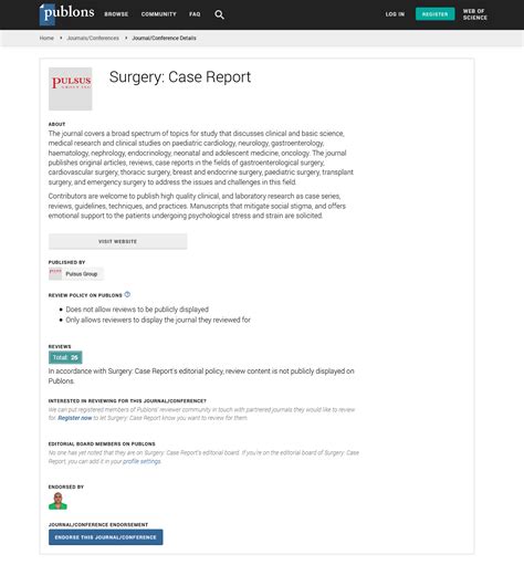 Surgery Case Report Open Access Journals