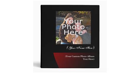 Personalized Photo Album Binder Zazzle