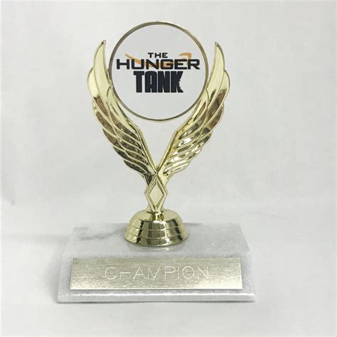 Winged Trophy With Custom Disk Holder By Athletic Awards