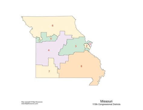26 Map Of Missouri Districts - Online Map Around The World