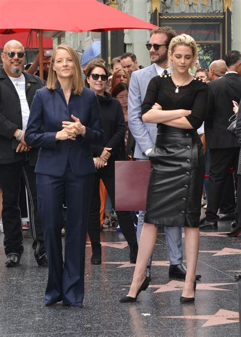 Kristen Stewart Jodie Fosters Walk Of Fame Ceremony In La 542016