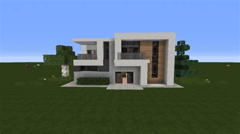 The house has an absolutely perfect design, it is good both inside and outside! Small Modern House 4 (full interior) Minecraft Map
