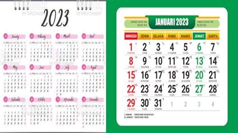 Kalender 2023 Lengkap Libur Nasional Dan Cuti Bersama Berapa Bulan
