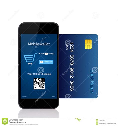 Maybe you would like to learn more about one of these? Isolated Phone Makes Online Purchase With Credit Card Stock Illustration - Illustration of ...