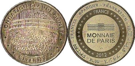 Monnaie De Paris Giverny Fondation Claude Monet Exonumia