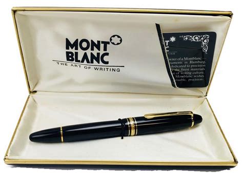 Sold At Auction Vintage Mont Blanc No 146 Fountain Pen Nib 4810 14 K Gold