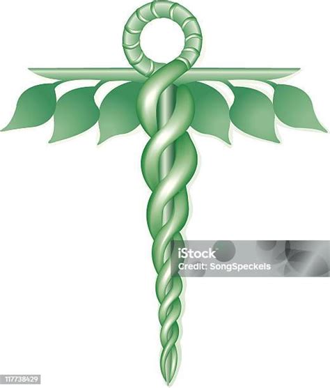 Green Eco Caduceus Stock Illustration Download Image Now
