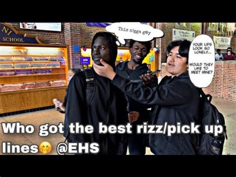 Who Got The Best Rizz Pickup Lines EHS YouTube