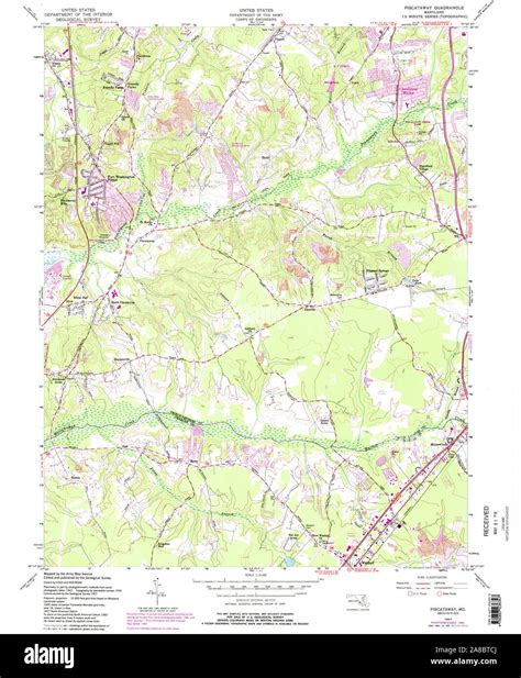 Map Of Piscataway Hi Res Stock Photography And Images Alamy