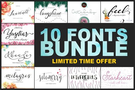 10 Gorgeous Hand Made Script Fonts From Bonjourtype Only 12