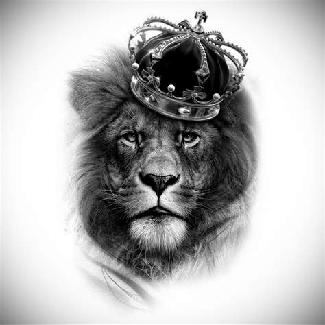 Ja 34 Vanlige Fakta Om Lion With Crown Tattoo Colored Crown With