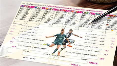 Fußball-WM 2023 Spielplan zum Ausdrucken: Gruppen und Termine als Download