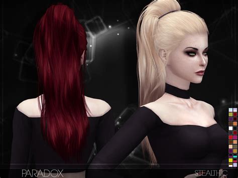 Stealthic Paradox Female Hair The Sims 4 Catalog