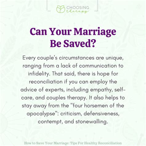 20 Tips For How To Save Your Marriage