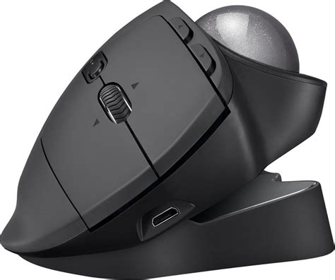 Logitech Mx Ergo Plus Wireless Trackball Mouse Graphite 910 005178