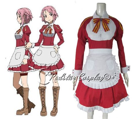 Sword Art Online Lisbet Rika Shinozaki Anime Cosplay Costume Custom