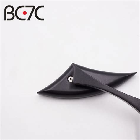 Shop For Motorcycle Blade Knife Shaped Rear View Mirrors Black Metal