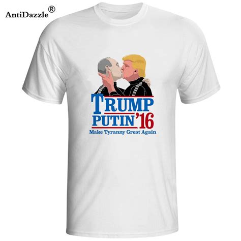 Antidazzle 2017 New Fashion Kiss Putin Trump Presidential Election