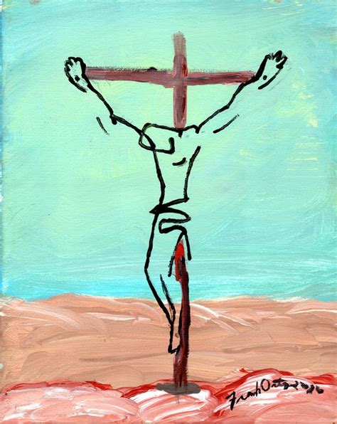 Jesus On The Cross Franks Acrylic Creations Paintings And Prints