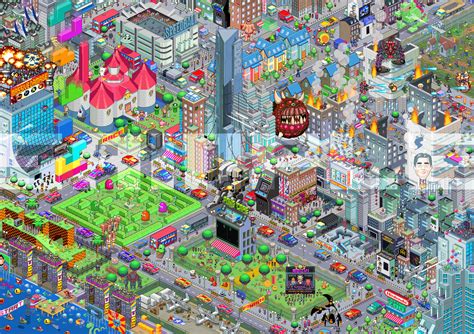 This Is Old But Its Cool Gaming City Pixel Art Gaming
