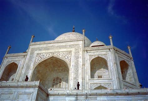 India Delhi Taj Mahal White Marble Mausoleum For His Wife Mumtaz Mahal