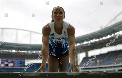 Britains Jessica Ennishill Competes Heat Womens Editorial Stock Photo