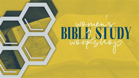 Womens Workshop Bible Study Sermon Series Designs