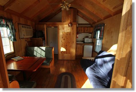 Camping Cabin Interior Yosemite Ridge Resort
