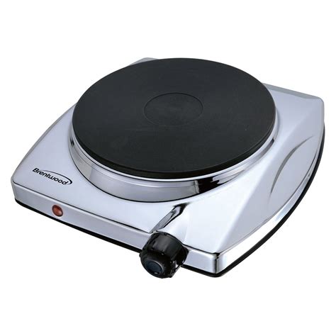 Brentwood 97083279m Electric Single Hot Plate Chrome