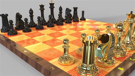 Chess 3d Models In Board Games 3dexport
