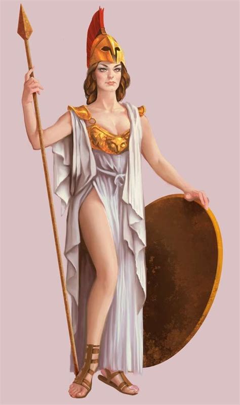Fierce Female Pinups Deusa Atenas Deuses Gregos Traje De Deus Grego