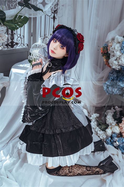 My Dress Up Darling Kitagawa Marin Black Lobelia Maid Outfit Cosplay