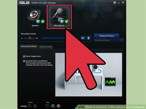 It has a green checkmark to use as default, and a vertical bar where the lines go halfway up (similar to a speaker when the sound is halfway up on volume). Does My Asus Laptop Have A Microphone - Best Image About ...